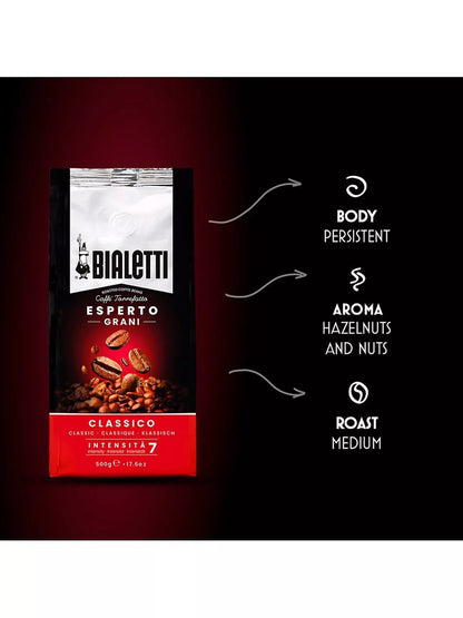 Esperto Grani Classico Whole Bean Coffee, 500g