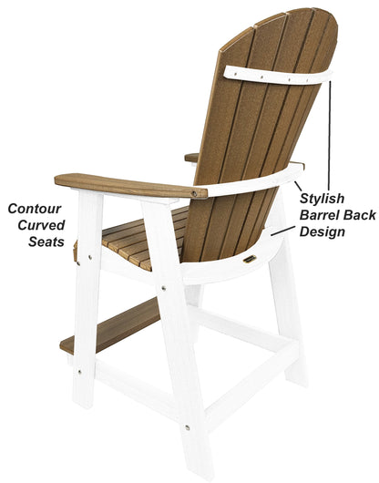 5-Piece Oceanview Adirondack Counter Set