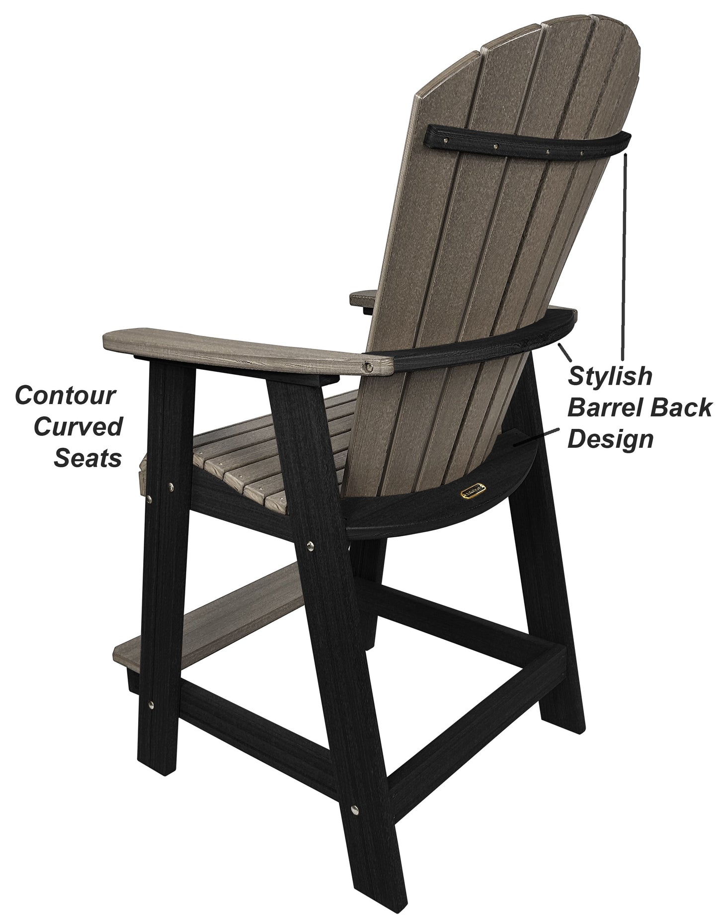 5-Piece Oceanview Adirondack Counter Set