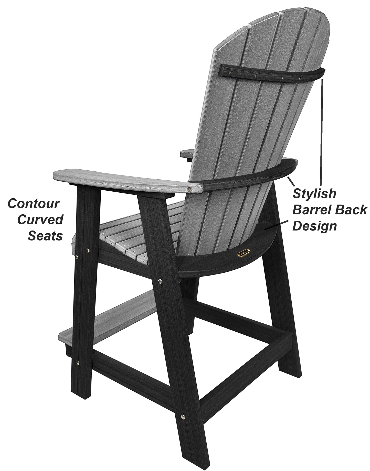 5-Piece Oceanview Adirondack Counter Set
