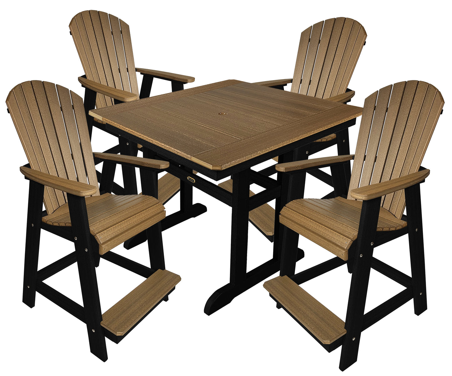 5-Piece Oceanview Adirondack Counter Set
