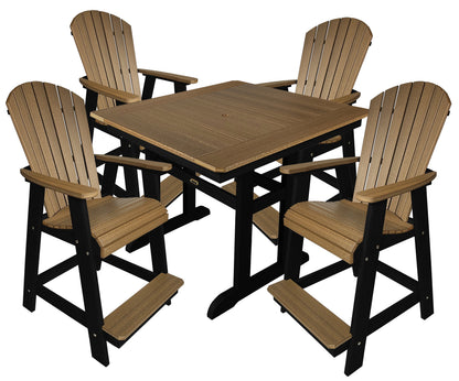 5-Piece Oceanview Adirondack Counter Set