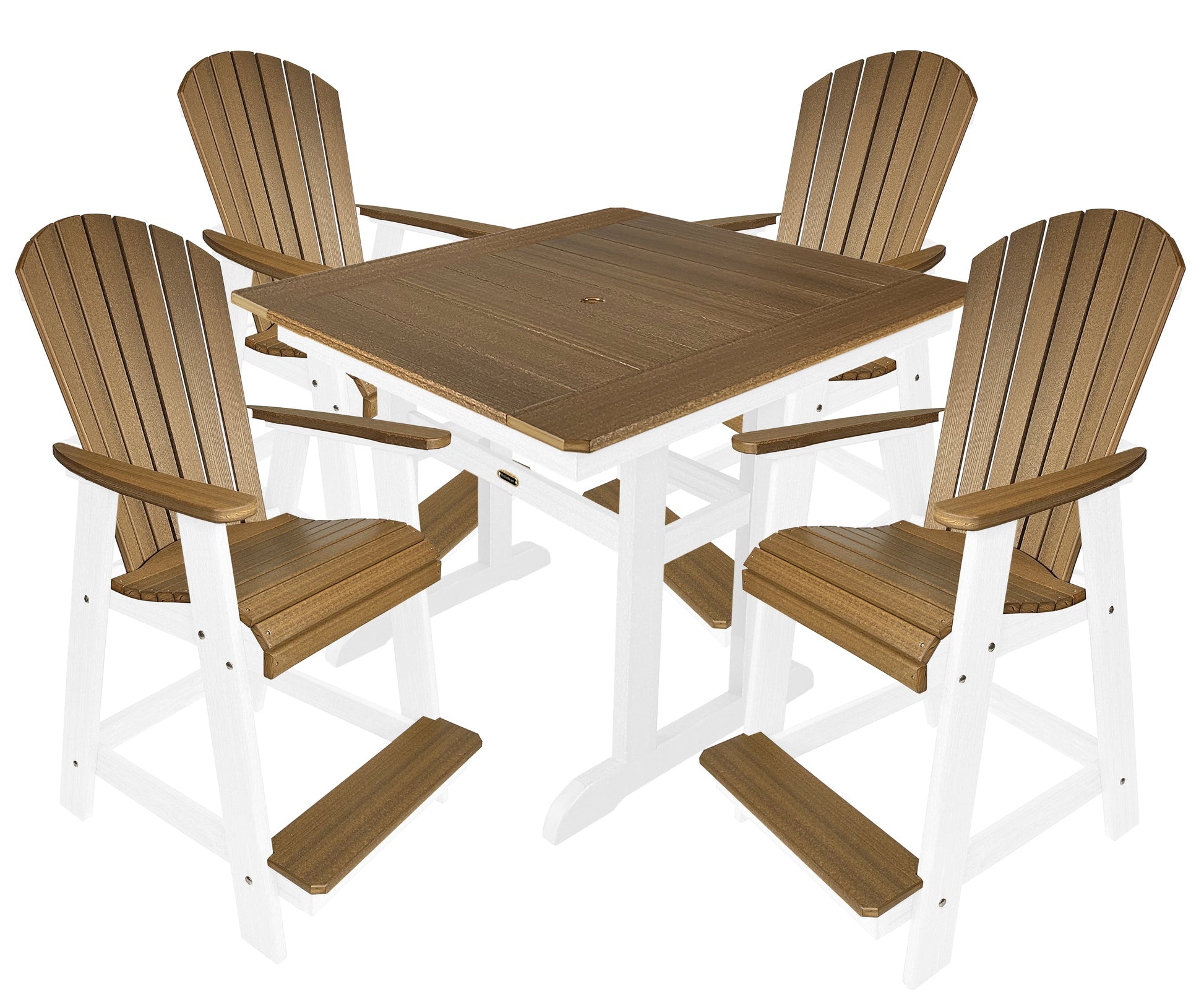 5-Piece Oceanview Adirondack Counter Set