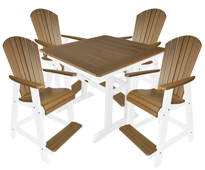 5-Piece Oceanview Adirondack Counter Set