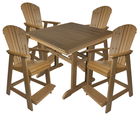 5-Piece Oceanview Adirondack Counter Set