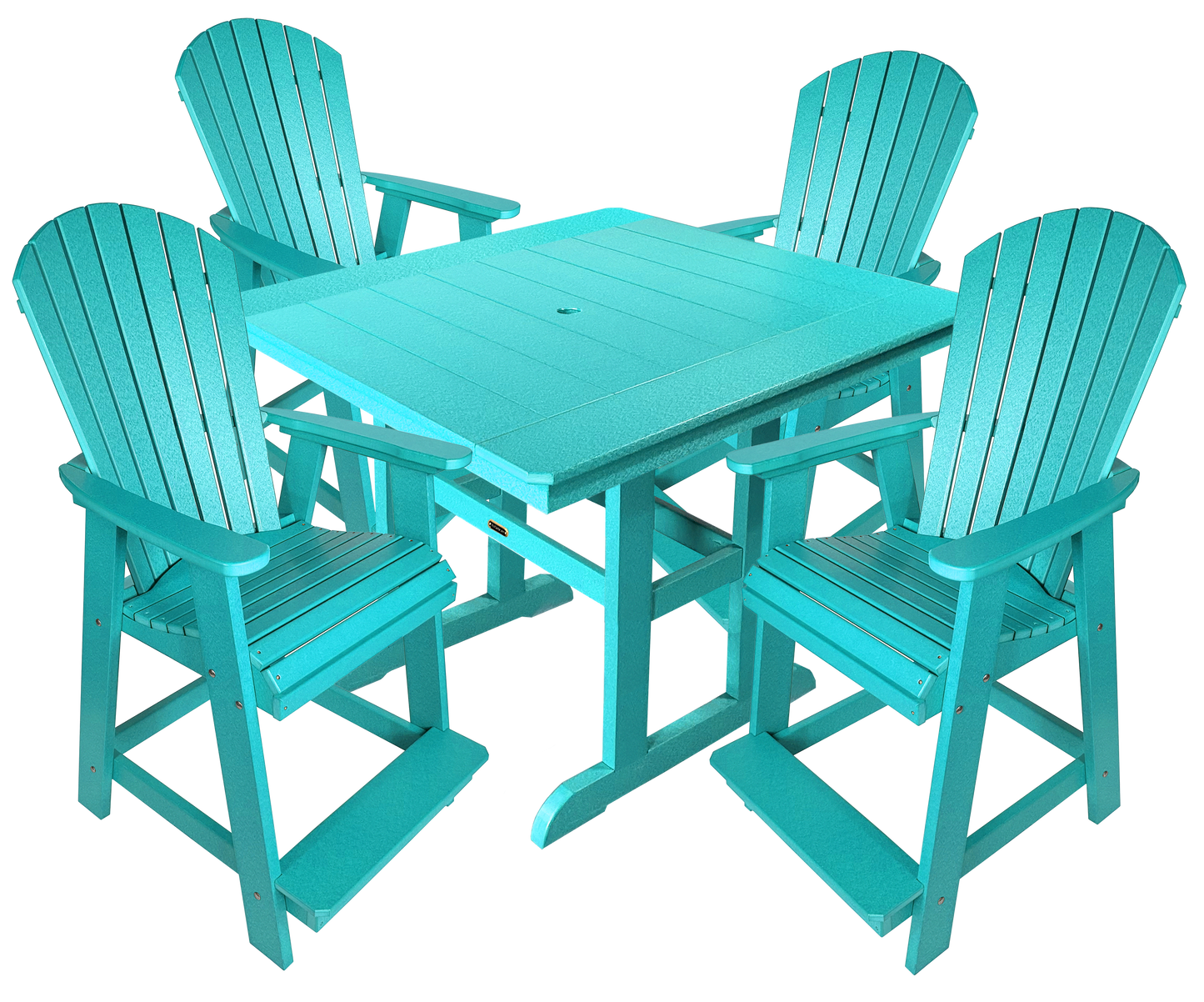 5-Piece Oceanview Adirondack Counter Set