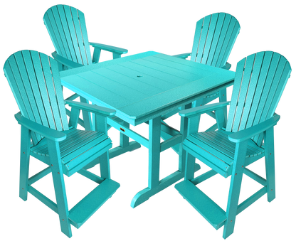 5-Piece Oceanview Adirondack Counter Set