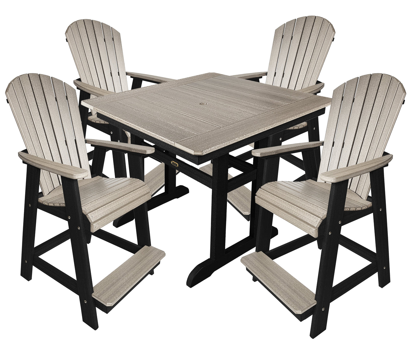 5-Piece Oceanview Adirondack Counter Set