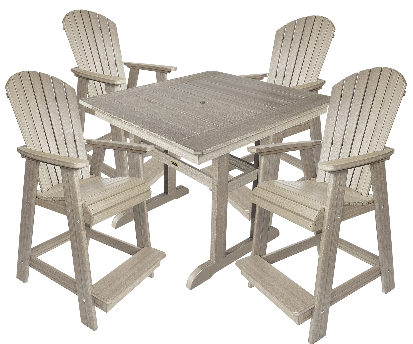 5-Piece Oceanview Adirondack Counter Set