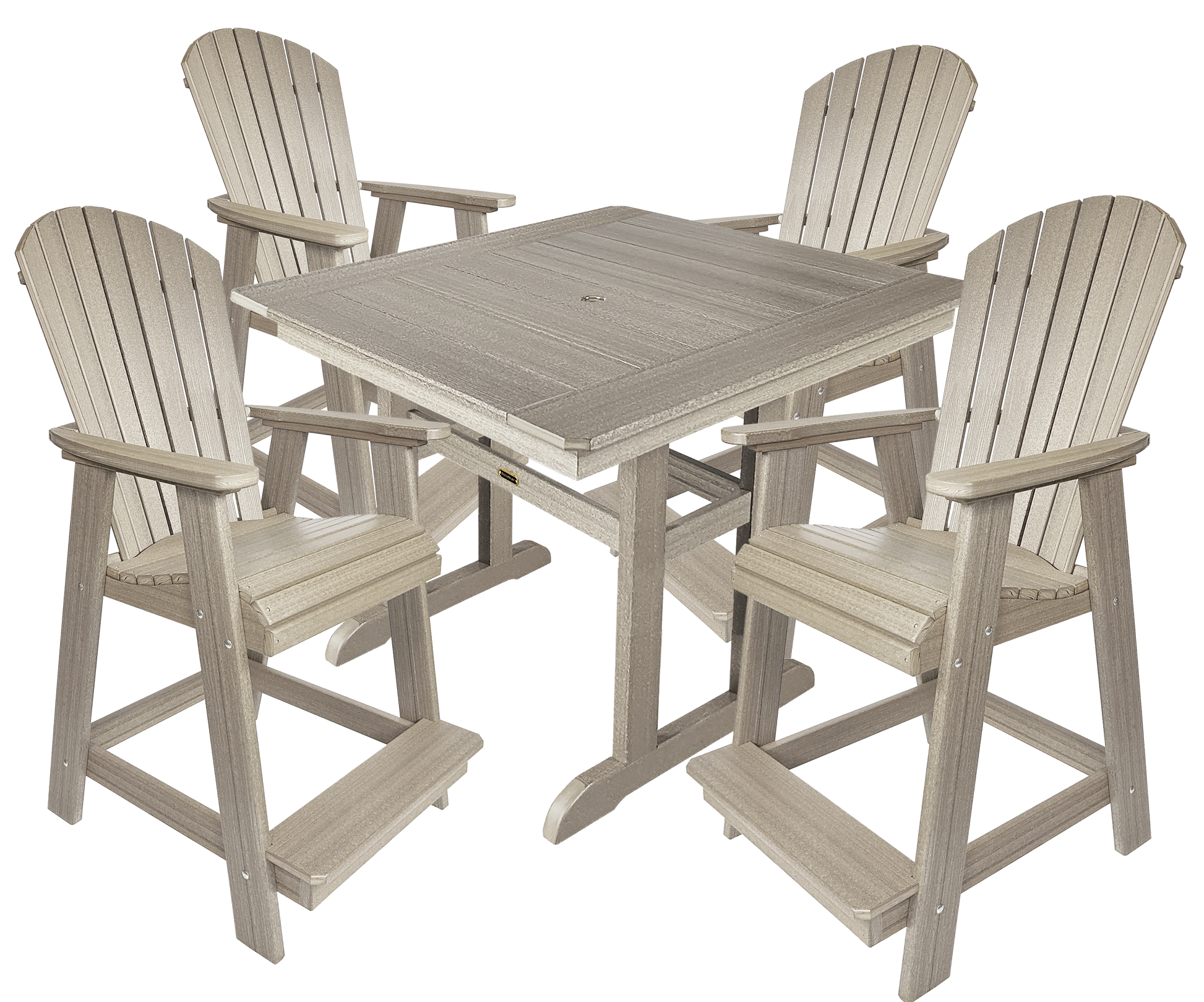 5-Piece Oceanview Adirondack Counter Set