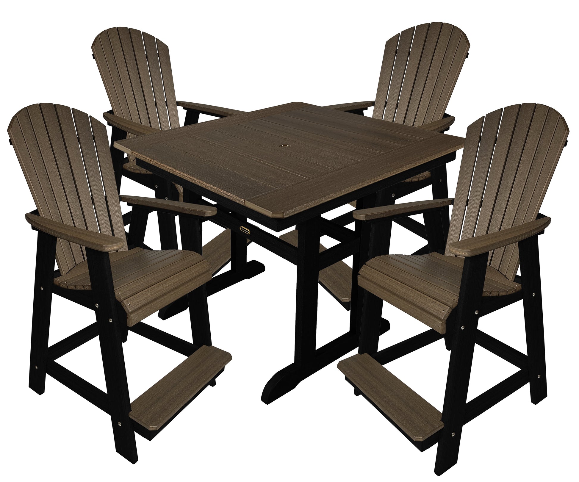 5-Piece Oceanview Adirondack Counter Set