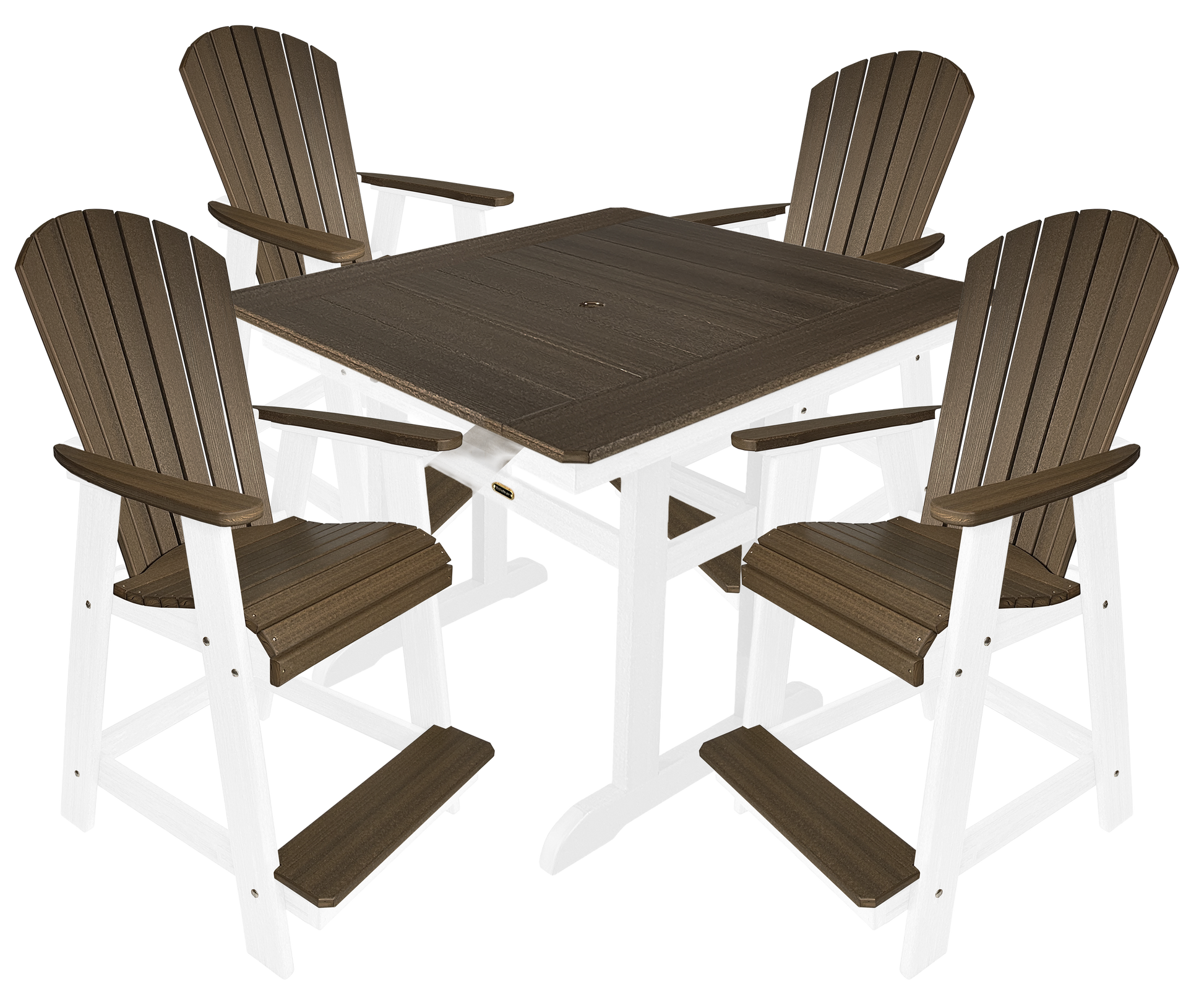 5-Piece Oceanview Adirondack Counter Set