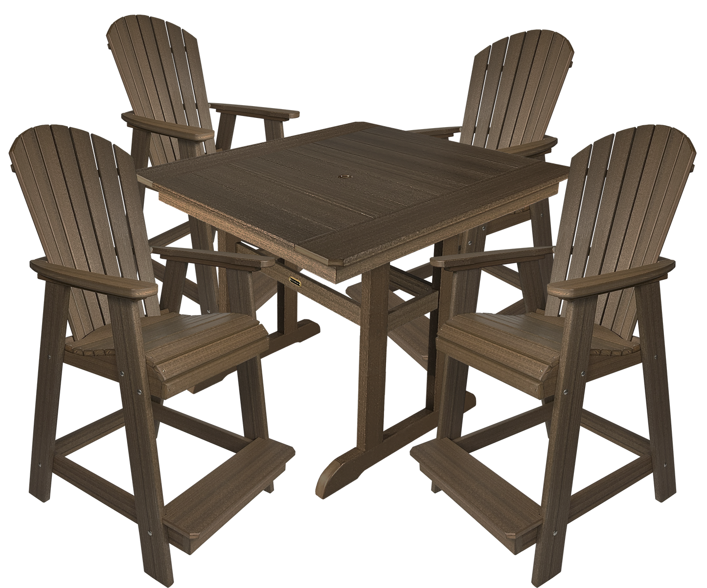 5-Piece Oceanview Adirondack Counter Set