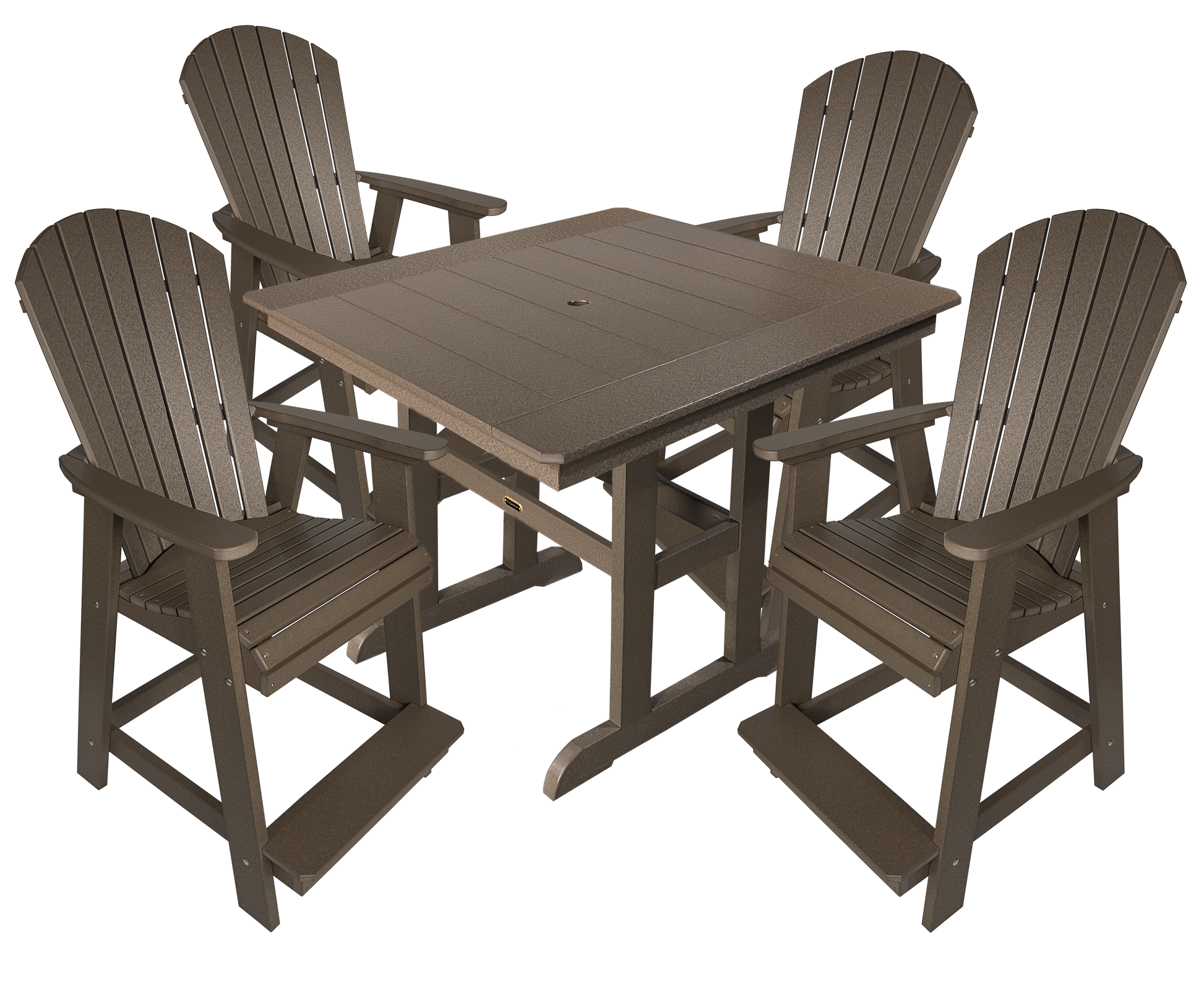 5-Piece Oceanview Adirondack Counter Set