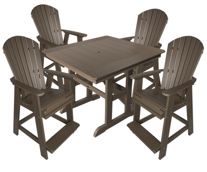 5-Piece Oceanview Adirondack Counter Set