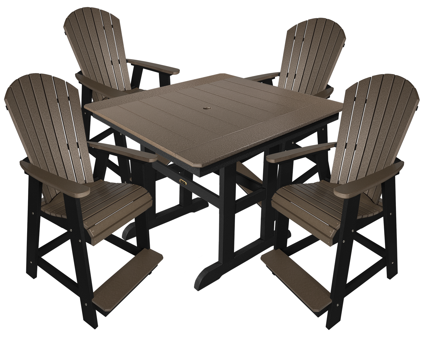 5-Piece Oceanview Adirondack Counter Set