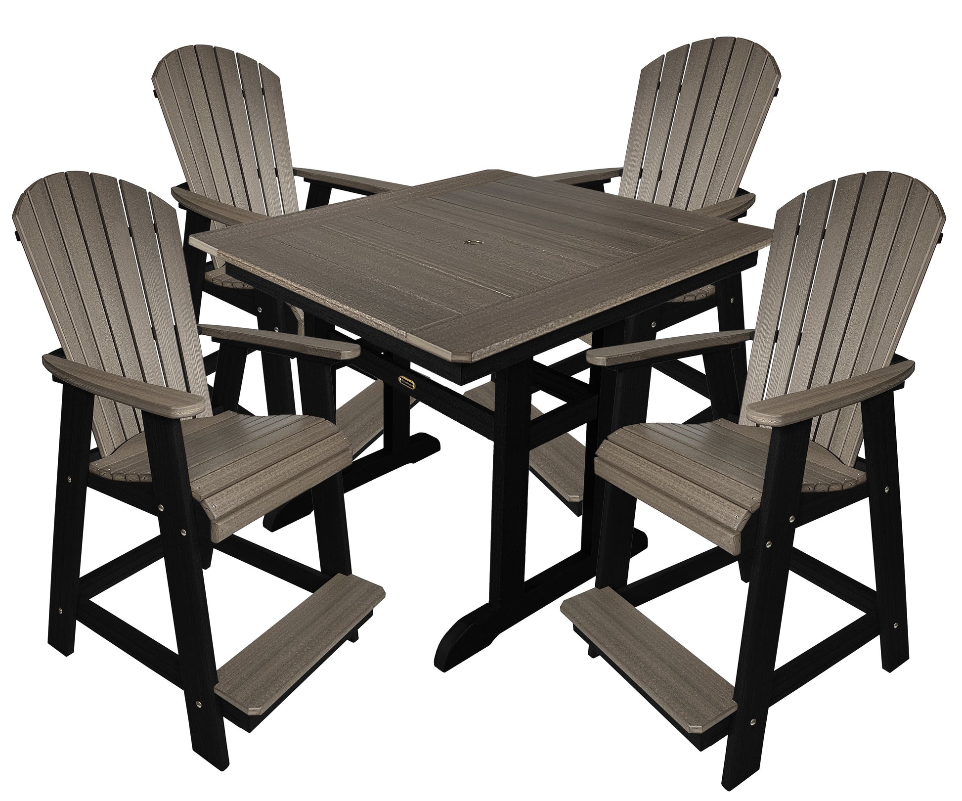 5-Piece Oceanview Adirondack Counter Set