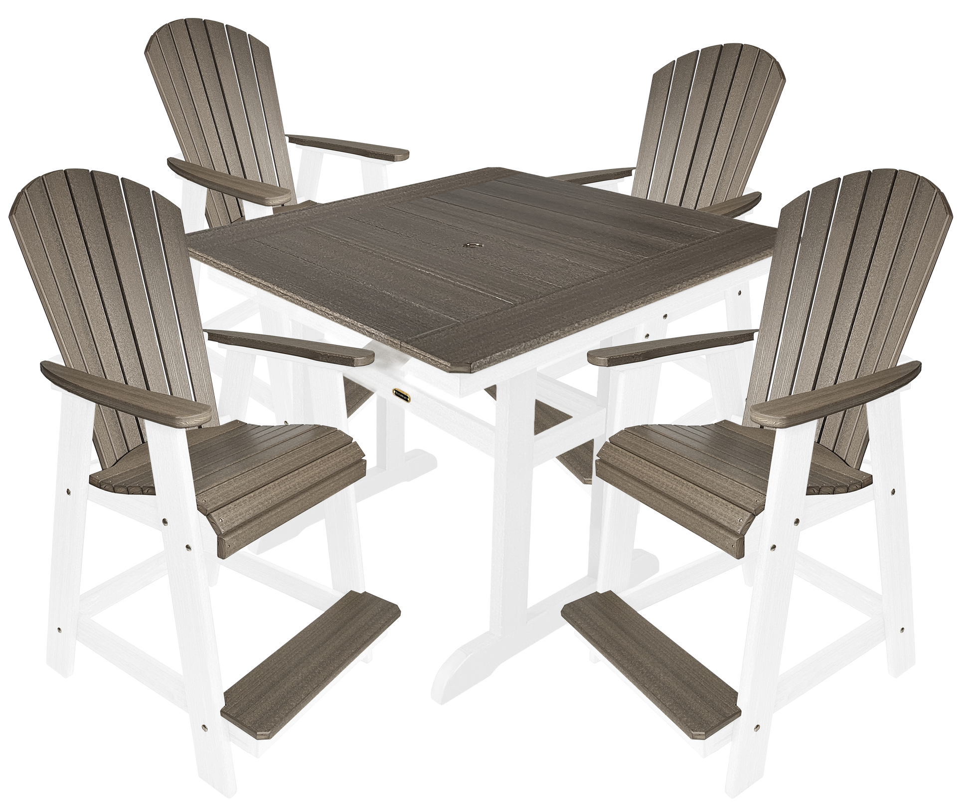 5-Piece Oceanview Adirondack Counter Set