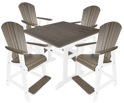5-Piece Oceanview Adirondack Counter Set