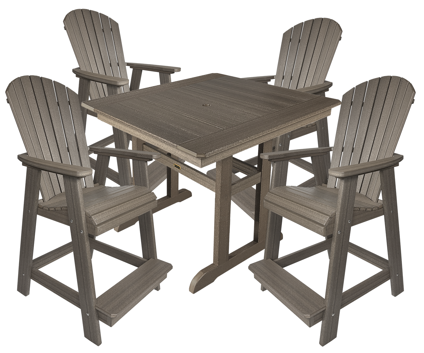 5-Piece Oceanview Adirondack Counter Set