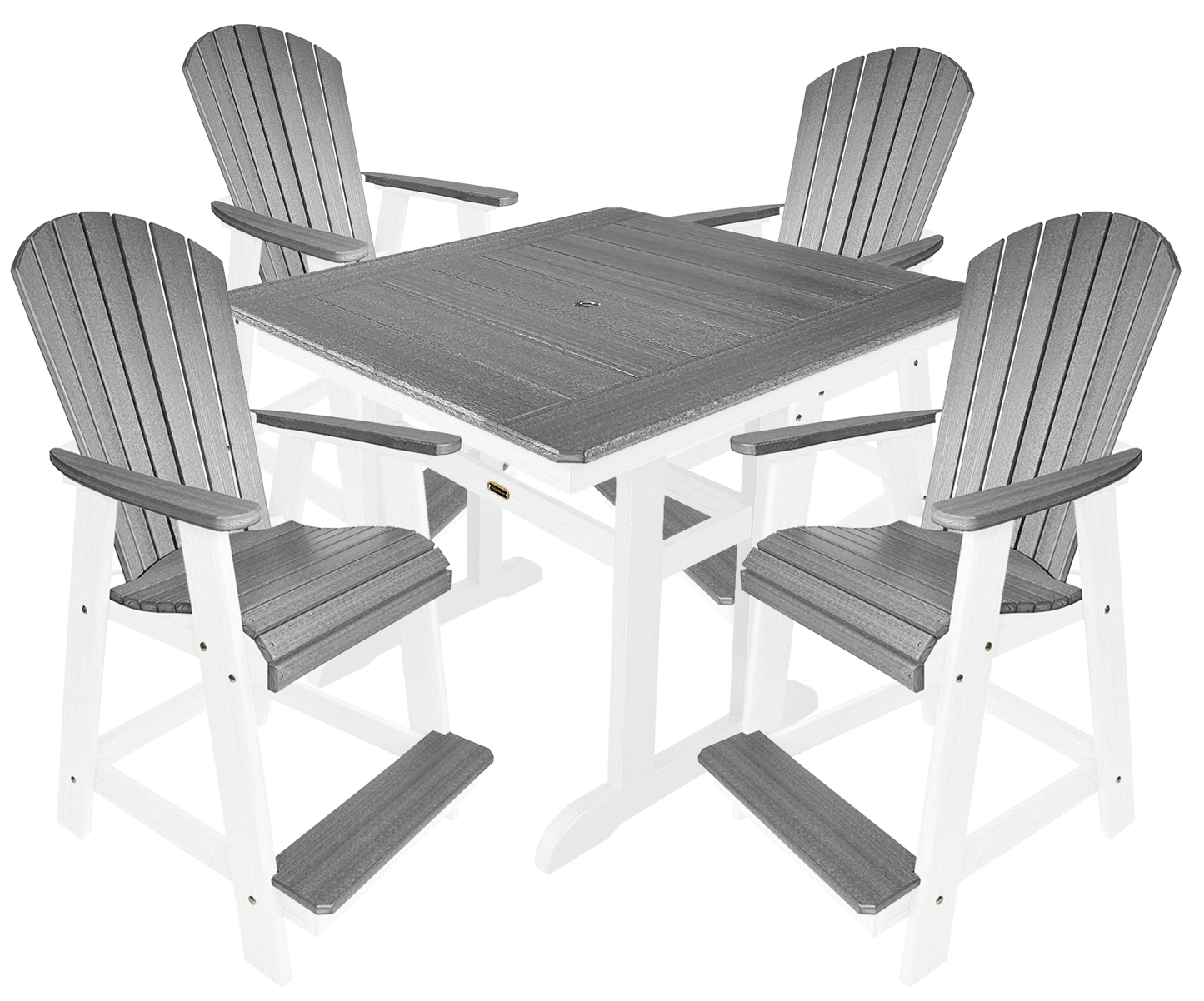 5-Piece Oceanview Adirondack Counter Set
