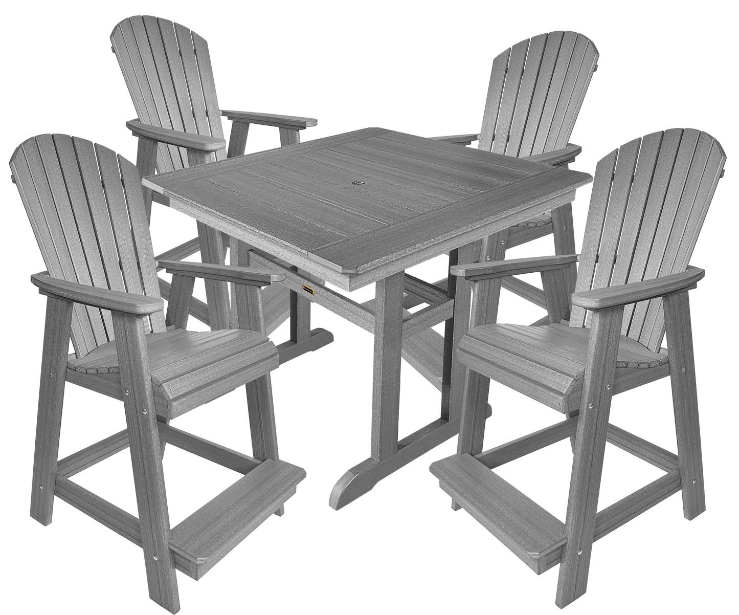 5-Piece Oceanview Adirondack Counter Set