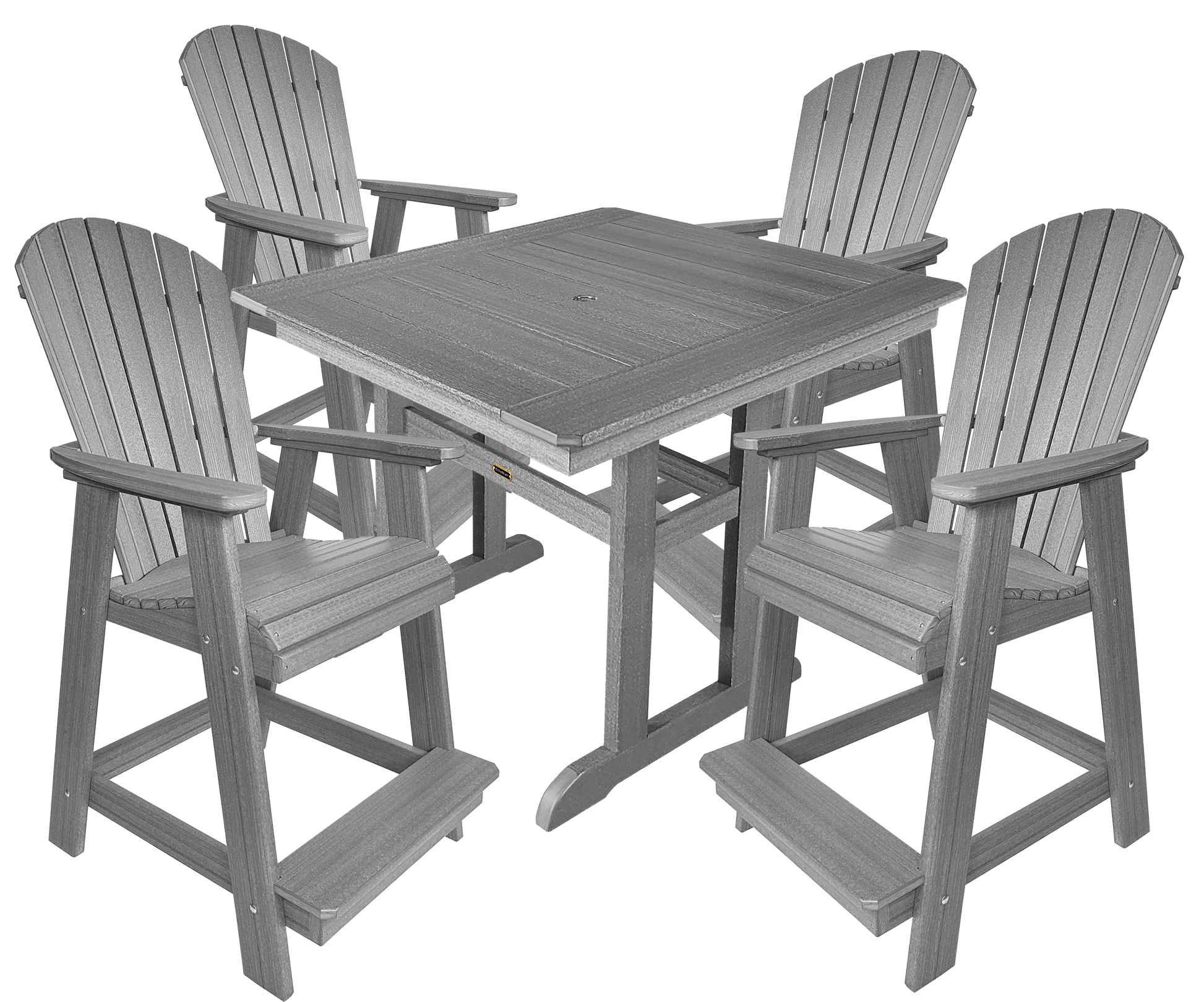 5-Piece Oceanview Adirondack Counter Set