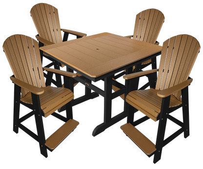 5-Piece Oceanview Adirondack Counter Set