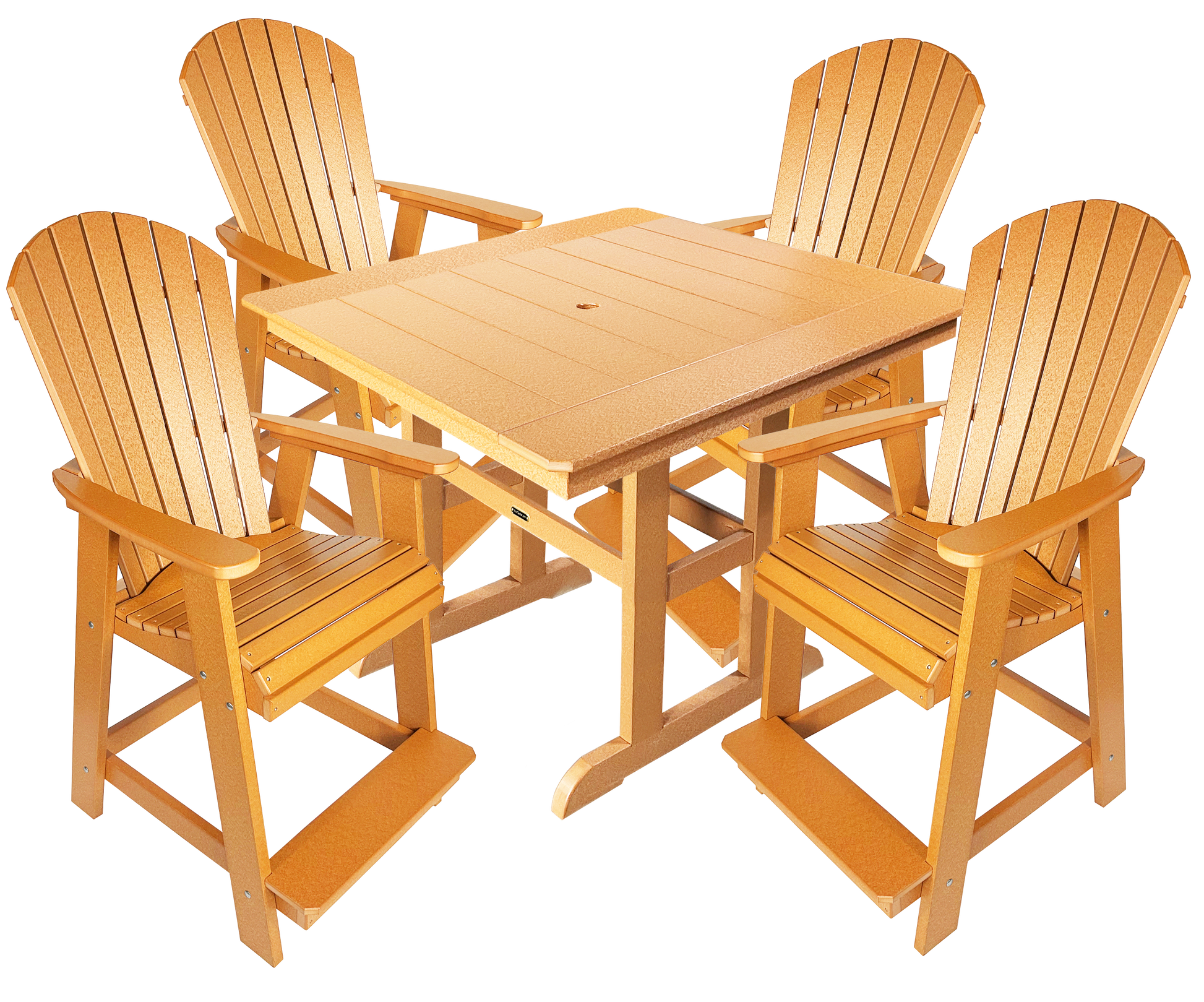 5-Piece Oceanview Adirondack Counter Set