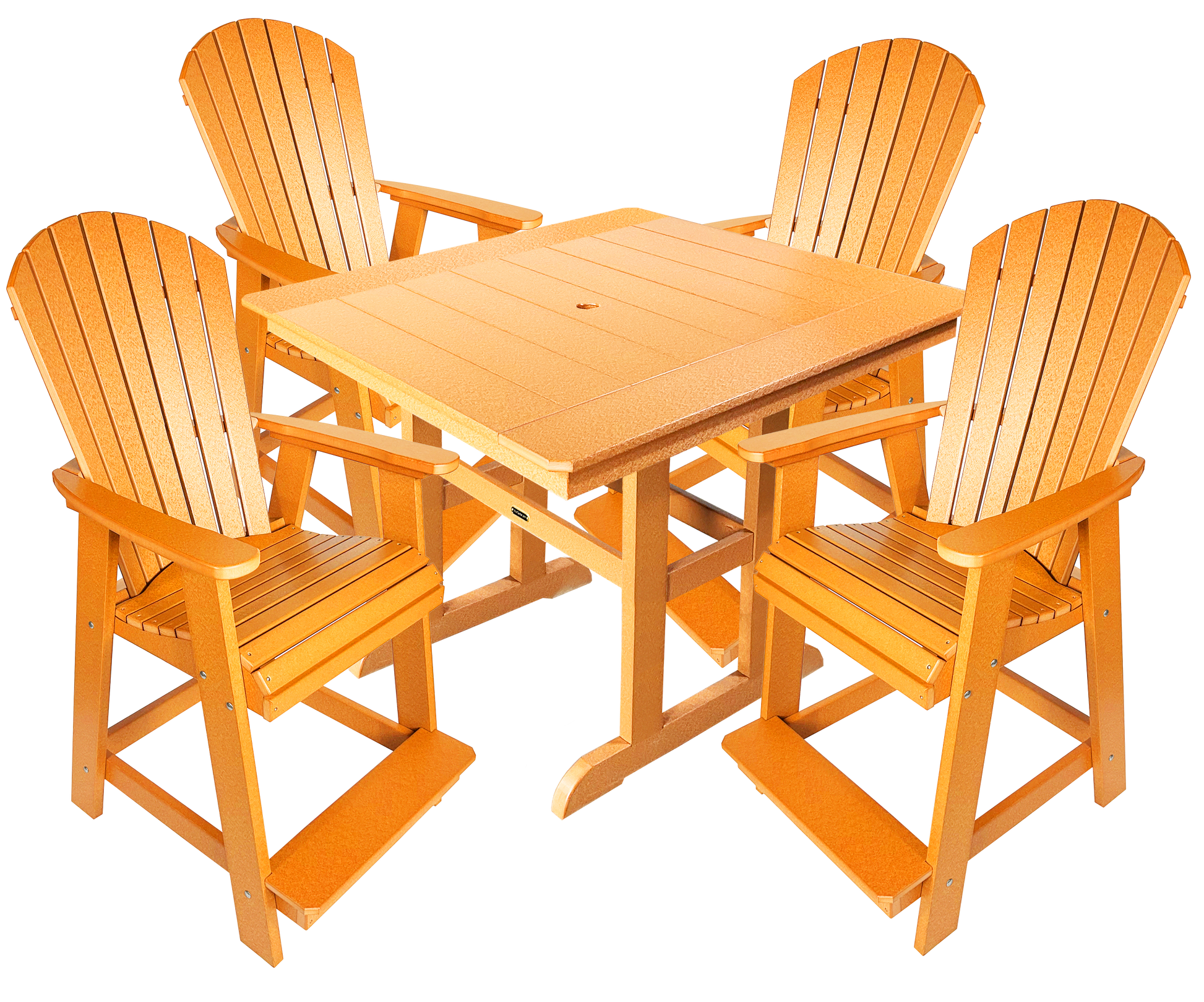 5-Piece Oceanview Adirondack Counter Set