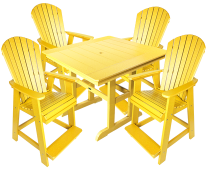 5-Piece Oceanview Adirondack Counter Set