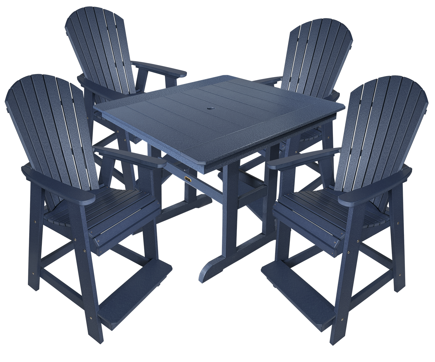 5-Piece Oceanview Adirondack Counter Set