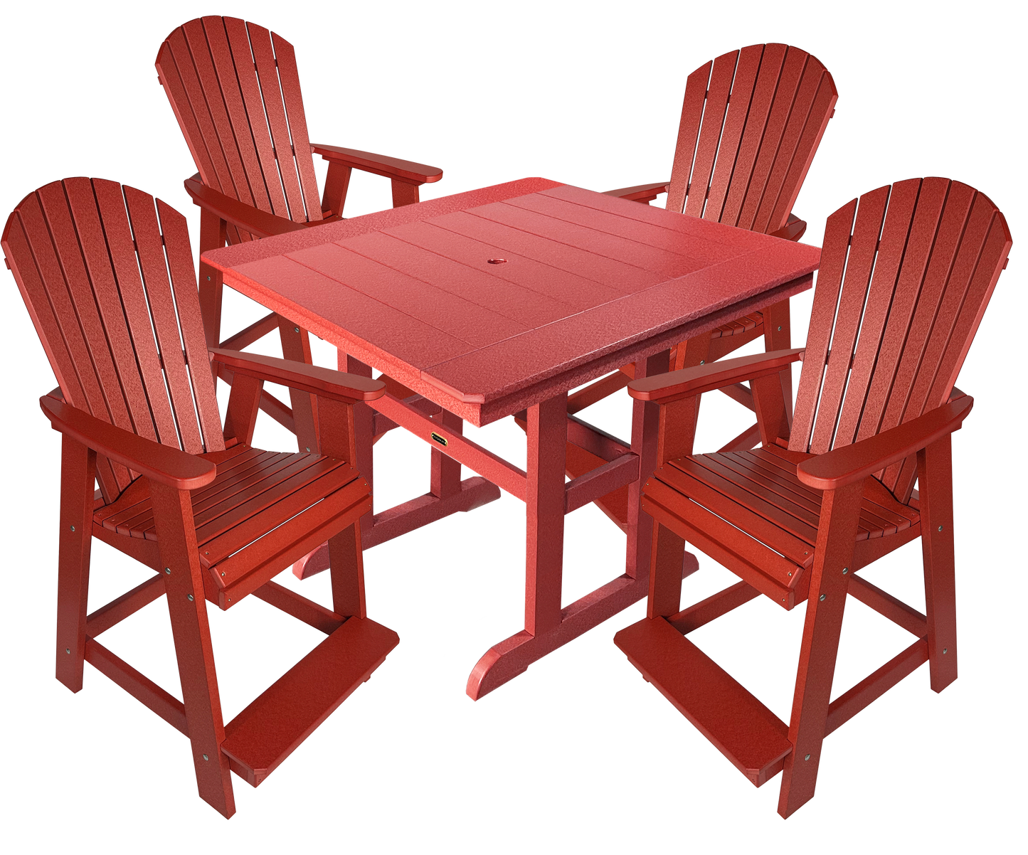 5-Piece Oceanview Adirondack Counter Set