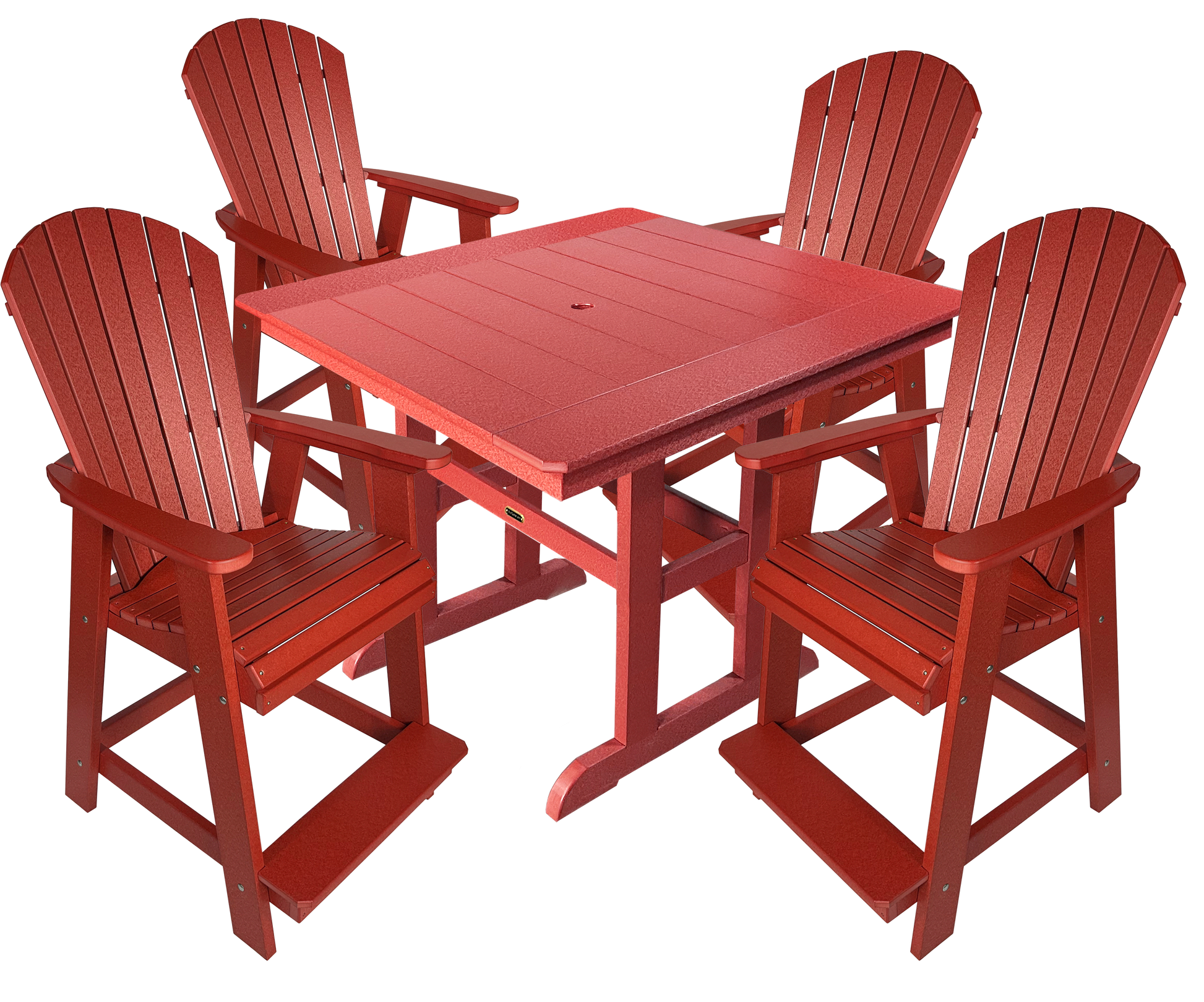 5-Piece Oceanview Adirondack Counter Set