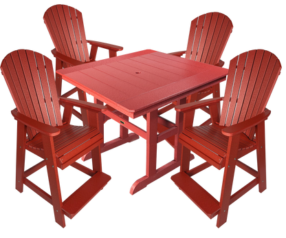 5-Piece Oceanview Adirondack Counter Set