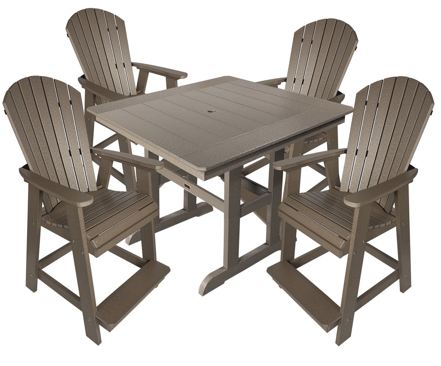 5-Piece Oceanview Adirondack Counter Set