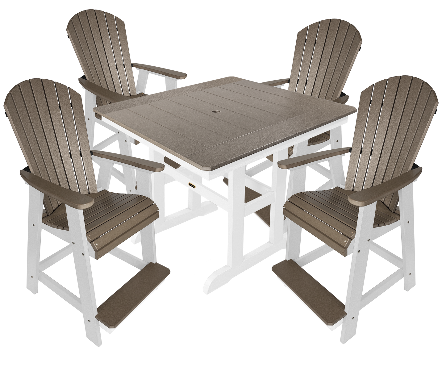 5-Piece Oceanview Adirondack Counter Set