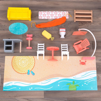 Ferris Wheel Fun Beach House Dollhouse