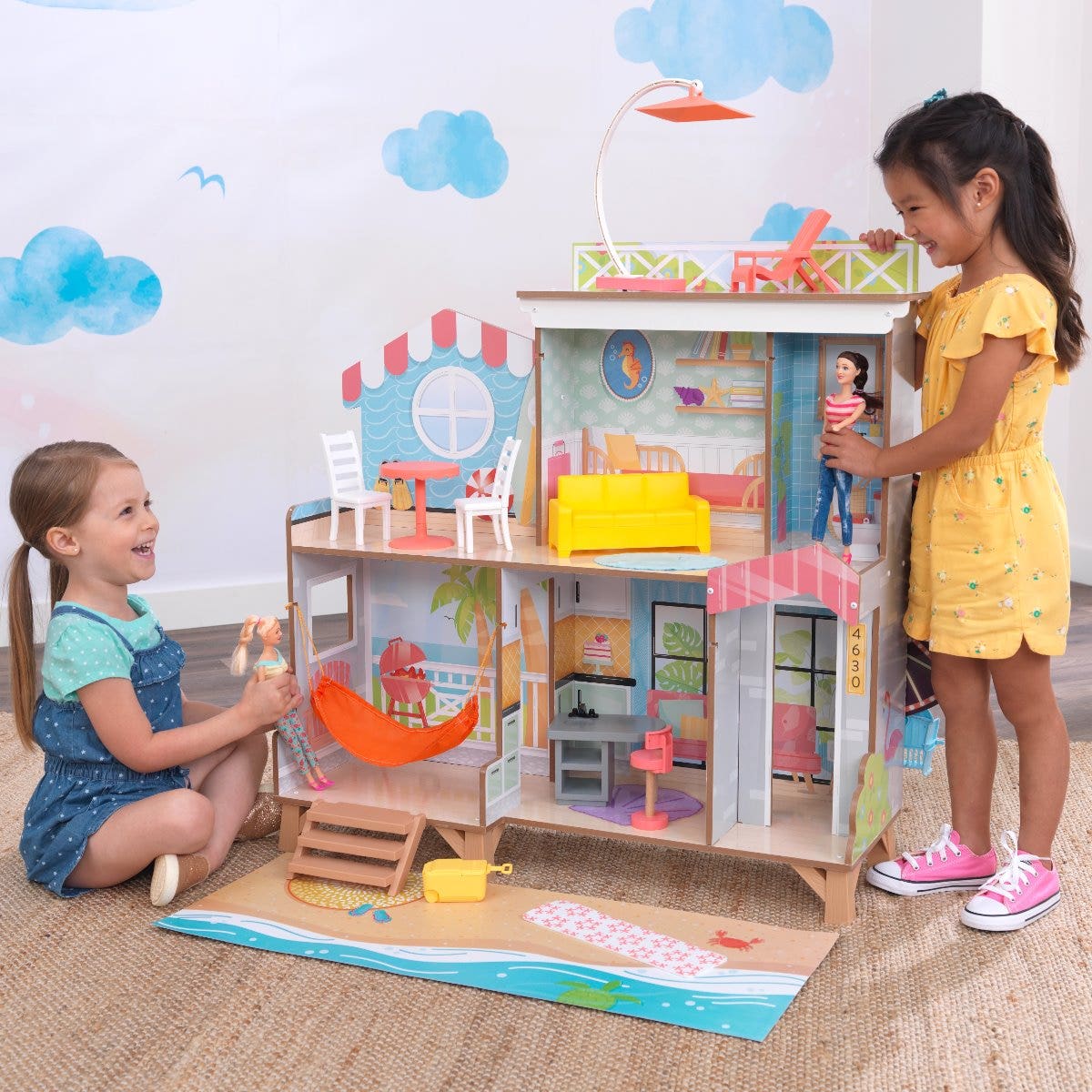 Ferris Wheel Fun Beach House Dollhouse