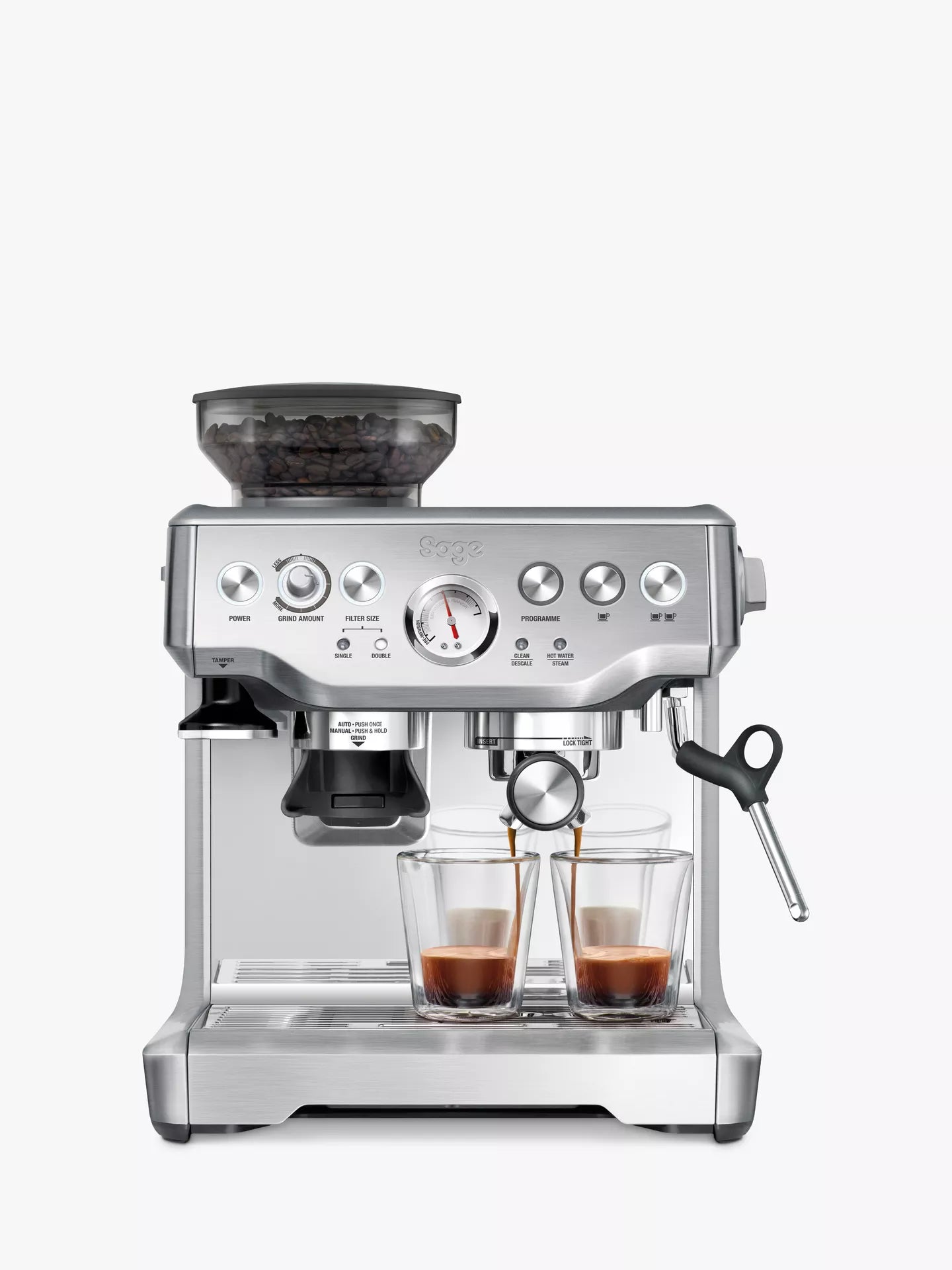 Barista Express Bean to Cup Coffee Machine, Brushed Stainless Steel