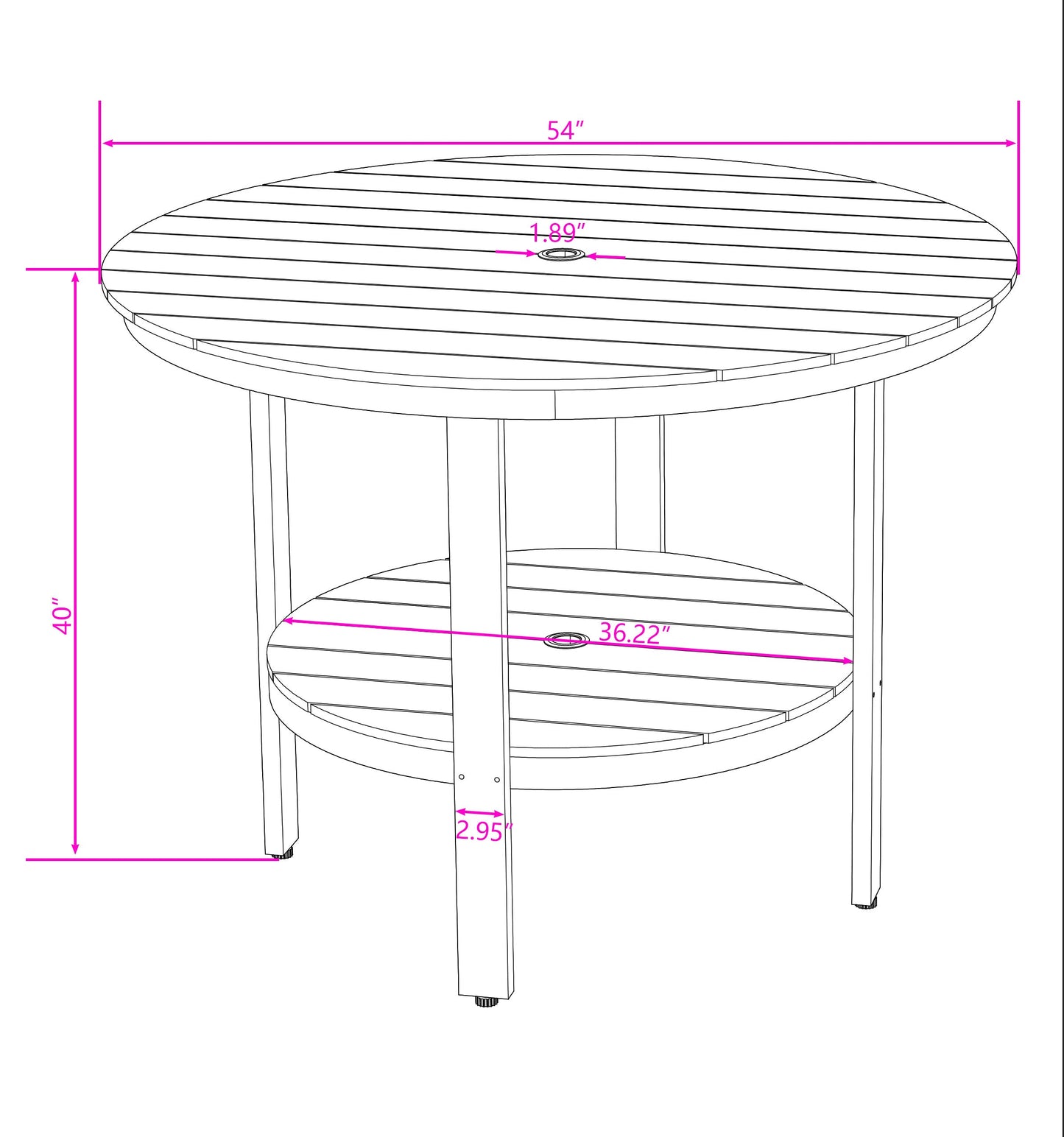 5-Piece Counter Height Dining Set