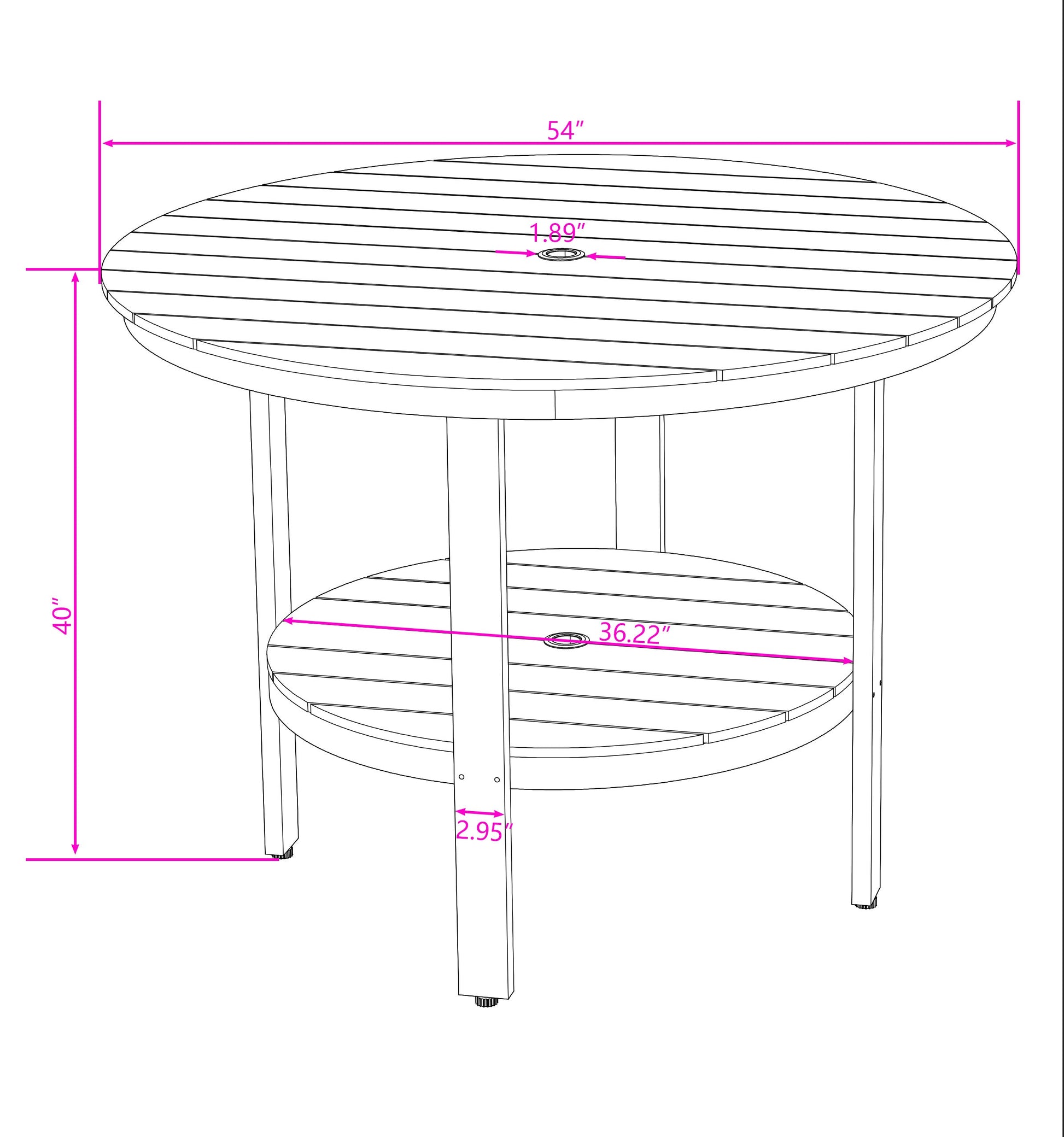 5-Piece Counter Height Dining Set
