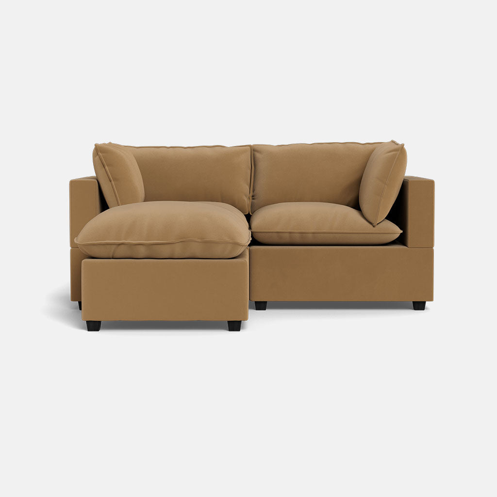 Kova Pillow Cushion Sofa 86" + Ottoman