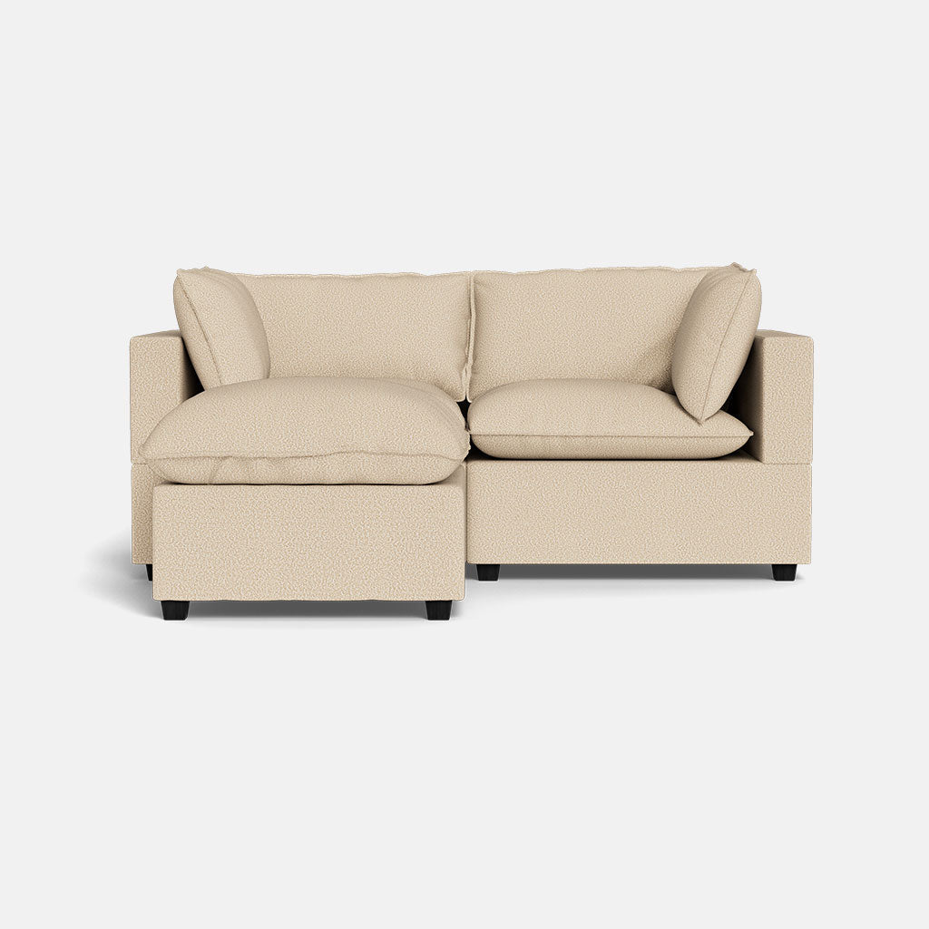 Kova Pillow Cushion Sofa 86" + Ottoman