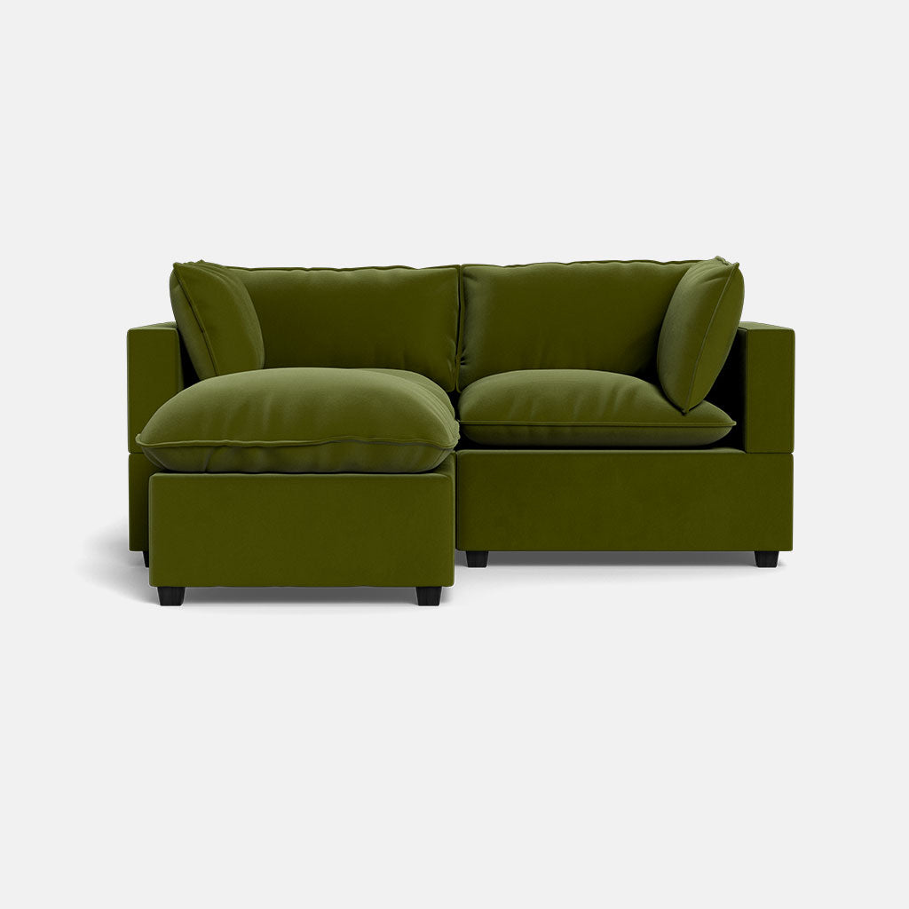 Kova Pillow Cushion Sofa 86" + Ottoman