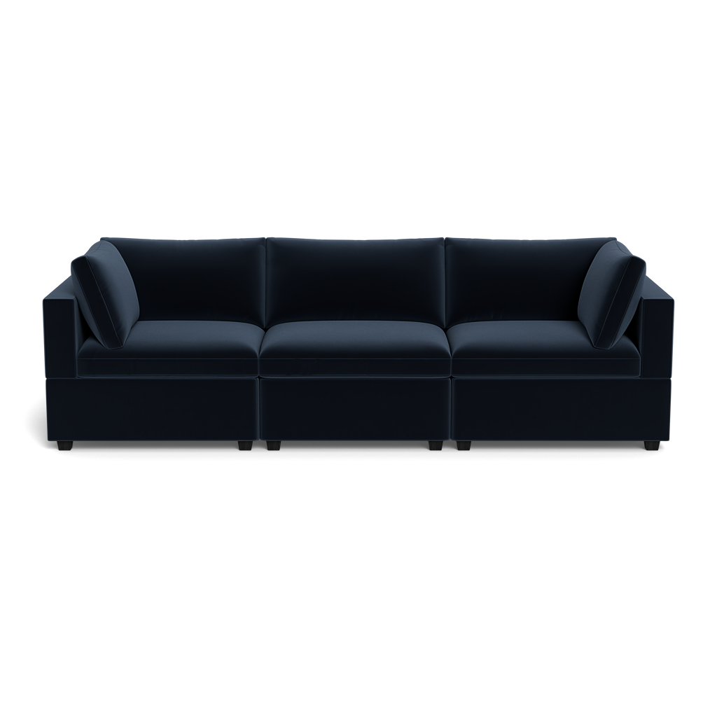 Kova Box Cushion Sofa 122"