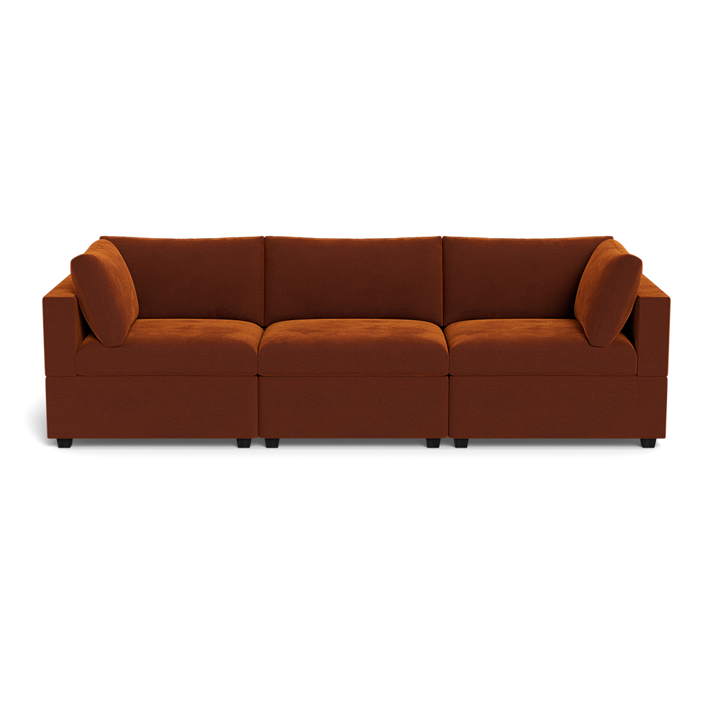 Kova Box Cushion Sofa 122"