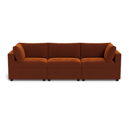 Kova Box Cushion Sofa 122"