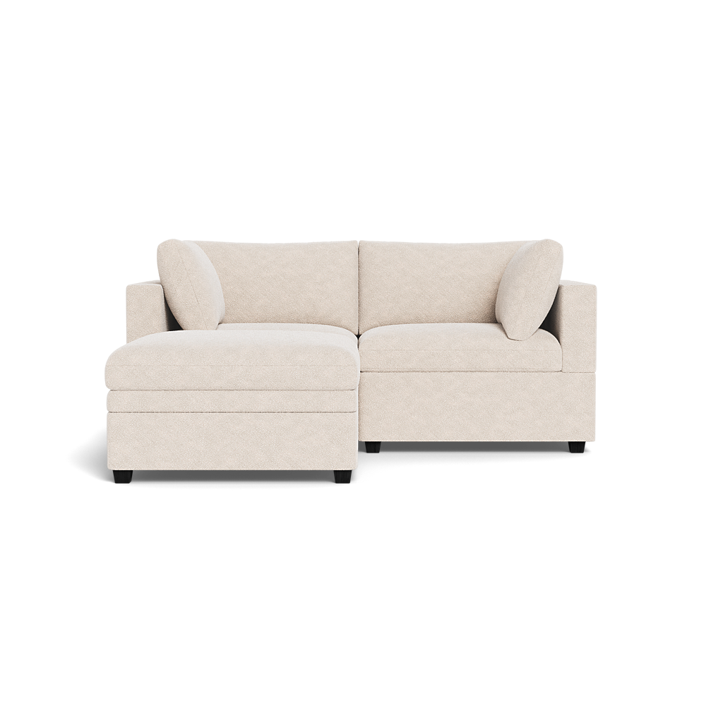 Kova Box Cushion Sofa 86" + Ottoman