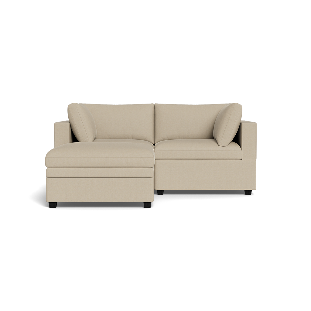 Kova Box Cushion Sofa 86" + Ottoman